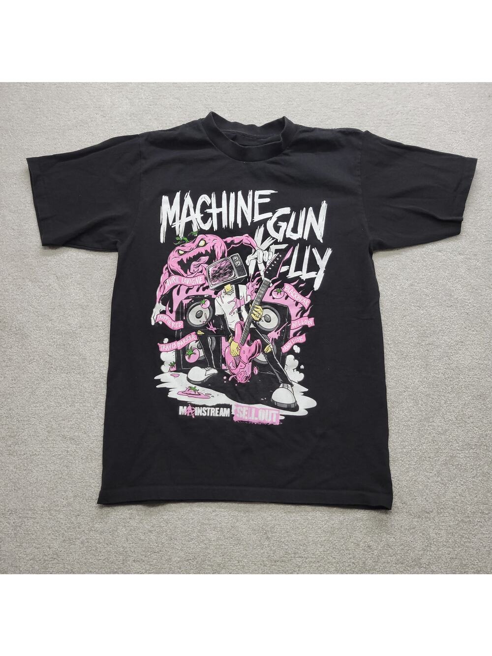 Machine Gun Kelly Mainstream Sellout Tour 2022 Band T Shirt Mens Medium